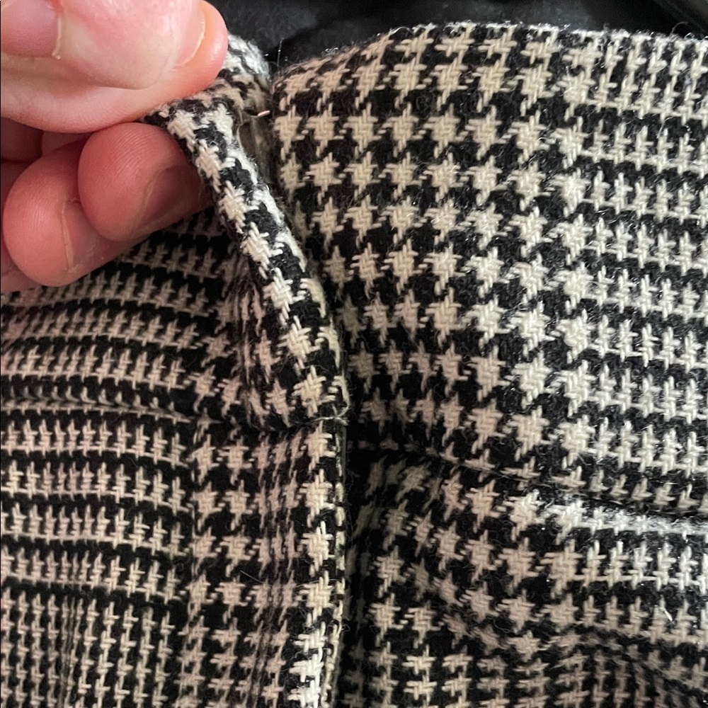 J. Crew Gray and Black Glen Plaid Cropped Trousers - Picture 6 of 7